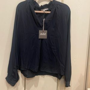 Marled women’s size L long sleeve blouse